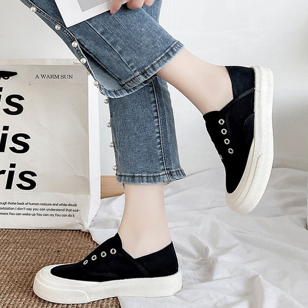 Ženske okrugle tenisice sa debelim đonom