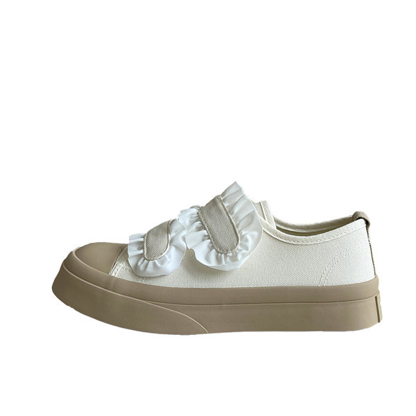 Moteriški tekstiliniai sportbačiai su velcro lopais