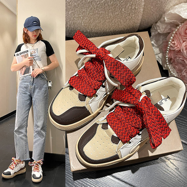 Madingi moteriški eko odos sportbačiai su spalvingais raišteliais