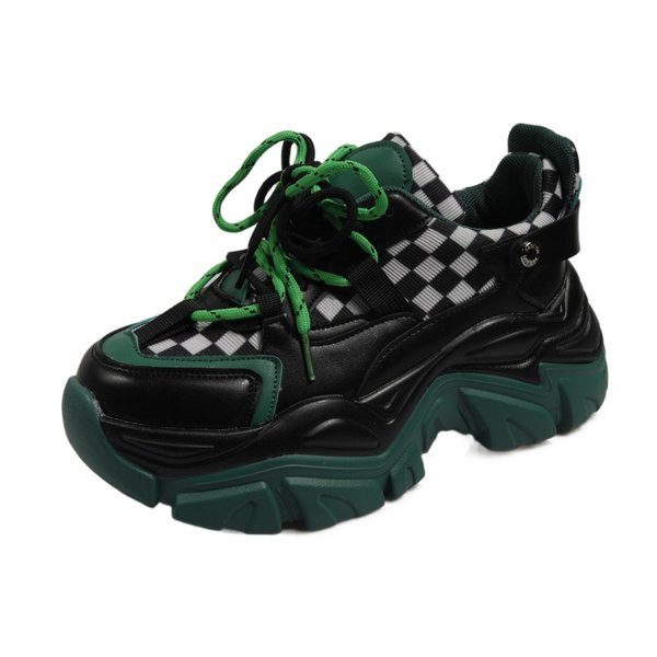 Γυναικεία sneakers με ψηλή πλατφόρμα 6 cm