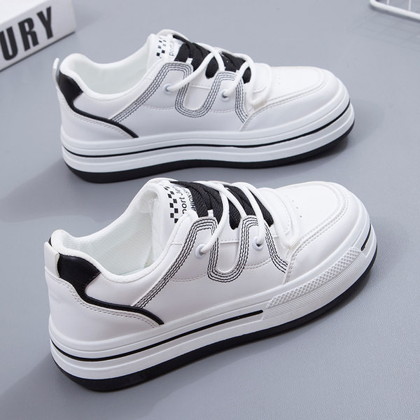 Γυναικεία casual sneakers - με κορδόνια