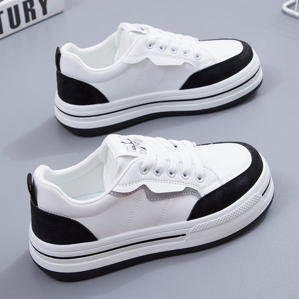 Kahes värvitoonis lameda tallaga naiste tossud