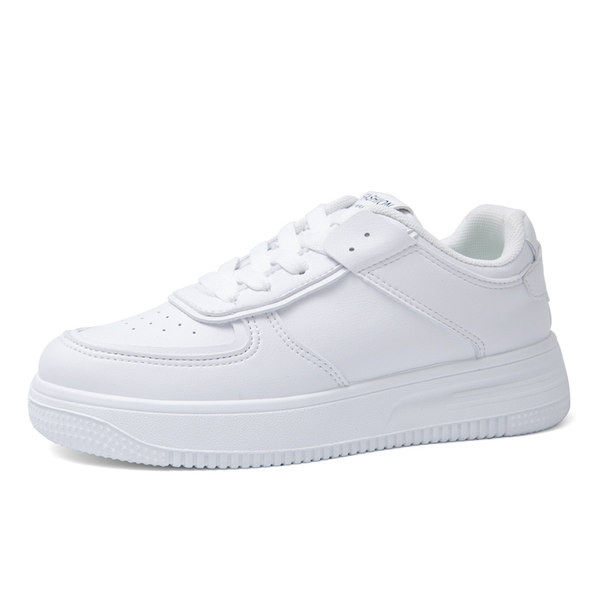 Γυναικεία sneakers από οικολογικό δέρμα με κορδόνια