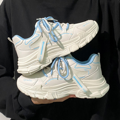 Uued vabaaja naiste tossud kahevärvilised paelad