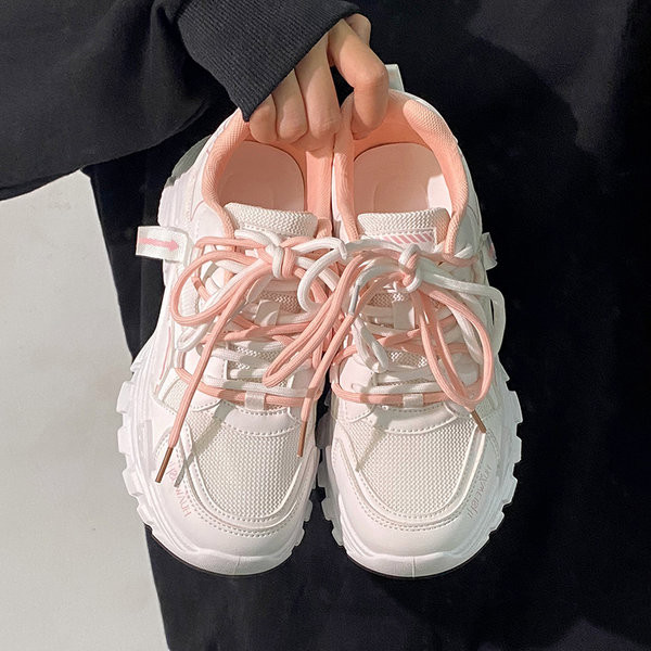 Uued vabaaja naiste tossud kahevärvilised paelad