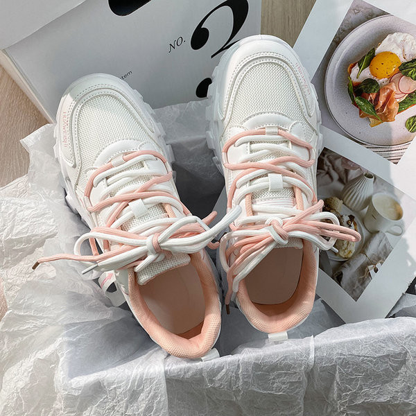 Uued vabaaja naiste tossud kahevärvilised paelad