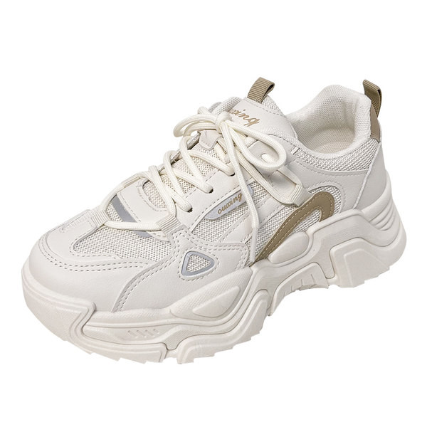 Nauji trijų spalvų moteriški sportbačiai