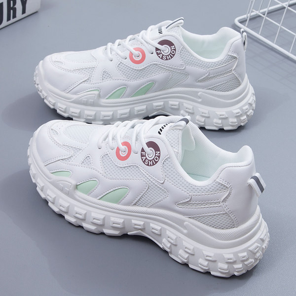 Moteriški suvarstomi tinkliniai sportbačiai su užrašais