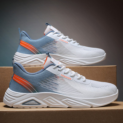 Ανδρικά αθλητικά παπούτσια που αναπνέουν με κορδόνια με τραχιά σόλα