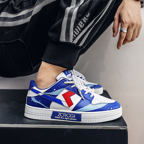 Vyriški eko odos sportbačiai su raišteliais ir užrašu