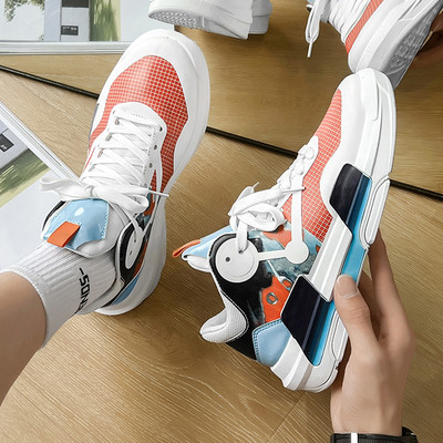 Új férfi tornacipő - tömör talp