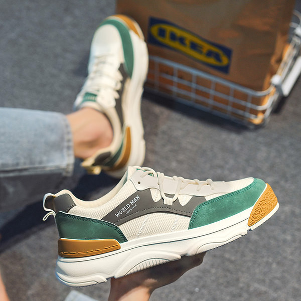 Vyriški laisvalaikio sportbačiai su dekoruotomis spalvomis