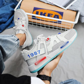 Ležerne muške tenisice s ukrasnim printom