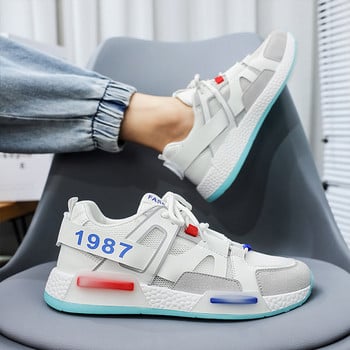 Ανδρικά sneakers casual σε διάφορα χρώματα με μπαλώματα