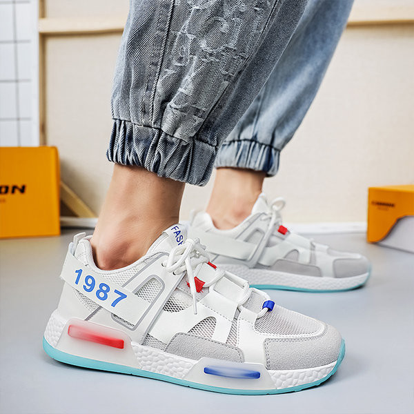 Ležerne muške tenisice s ukrasnim printom