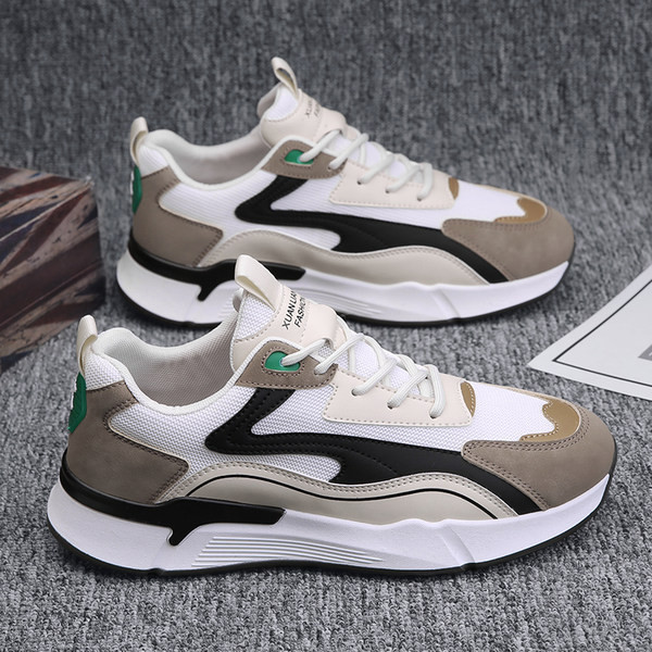 Kvėpuojantys vyriški sportbačiai su zomša ir tinkleliu