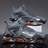 Vyriški sportbačiai su spalvotu padu ir dekoratyviniu užrašu