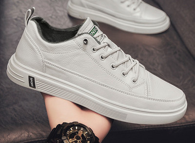 Ανδρικά sneakers με καθαρό σχέδιο και κορδόνια