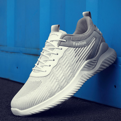 Férfi légáteresztő, fűzős hálós tornacipő