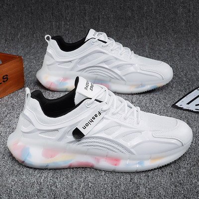 Vyriški sportbačiai su dekoratyviniais spalvotais elementais