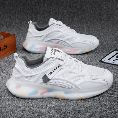 Vyriški sportbačiai su dekoratyviniais spalvotais elementais