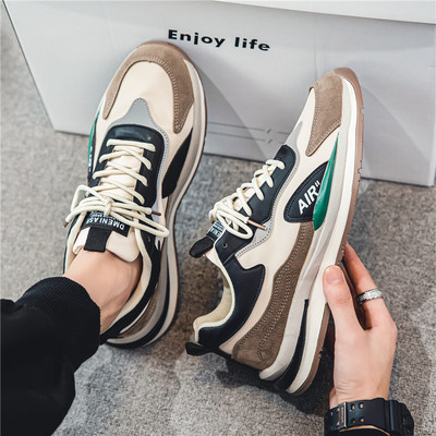 Νέα μοντέλα ανδρικά sneakers - ρετρό μοντέλο με κορδόνια