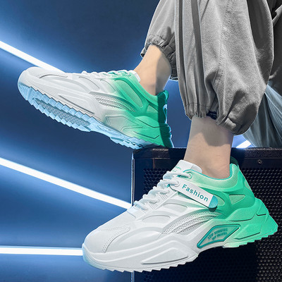 Sport casual ανδρικά sneakers με ιριδίζοντα χρώματα