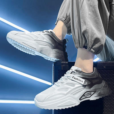 Sport casual ανδρικά sneakers με ιριδίζοντα χρώματα