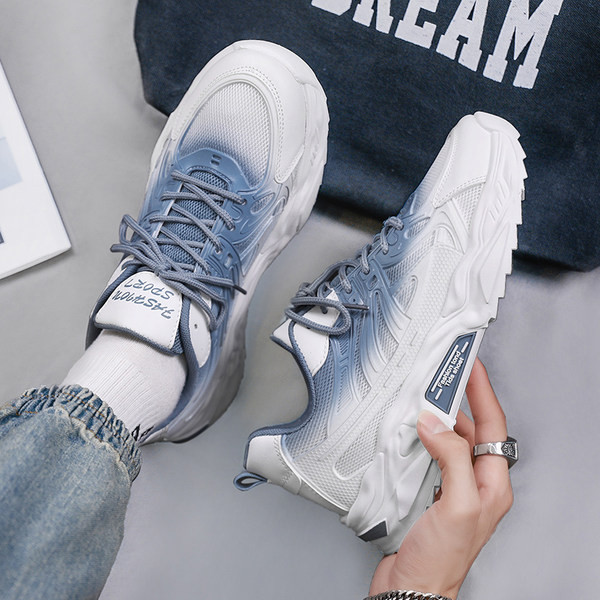 Sportiniai laisvalaikio vyriški sportbačiai su vaivorykštėmis spalvomis