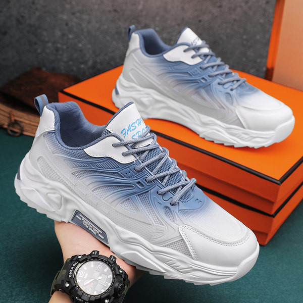 Sportiniai laisvalaikio vyriški sportbačiai su vaivorykštėmis spalvomis