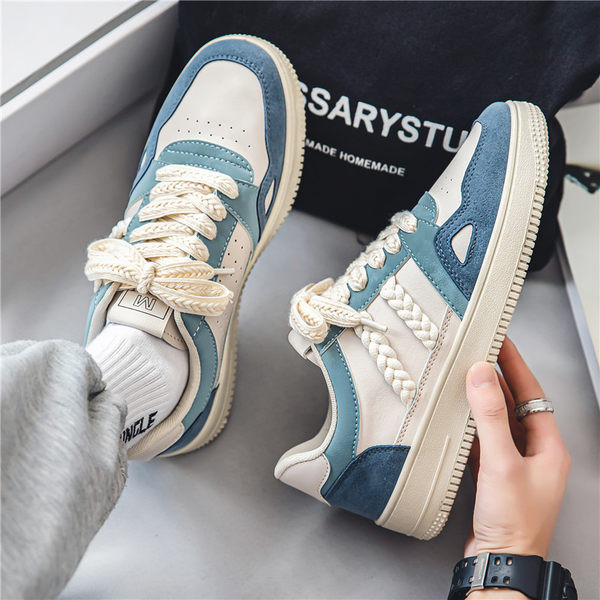 Vyriški sportbačiai su zomšiniu ir dekoratyviniu tinkleliu