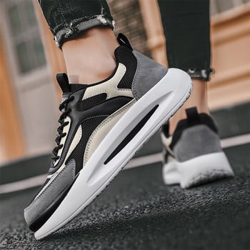 Ανδρικά sneakers casual με διακοσμητικά χρώματα