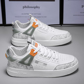 Laisvalaikiai vyriški sportbačiai su dekoratyvinėmis spalvomis