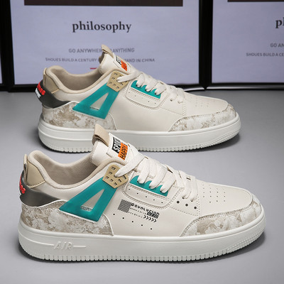 Laisvalaikiai vyriški sportbačiai su dekoratyvinėmis spalvomis