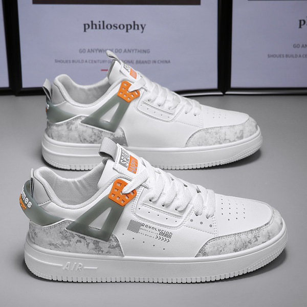 Laisvalaikiai vyriški sportbačiai su dekoratyvinėmis spalvomis