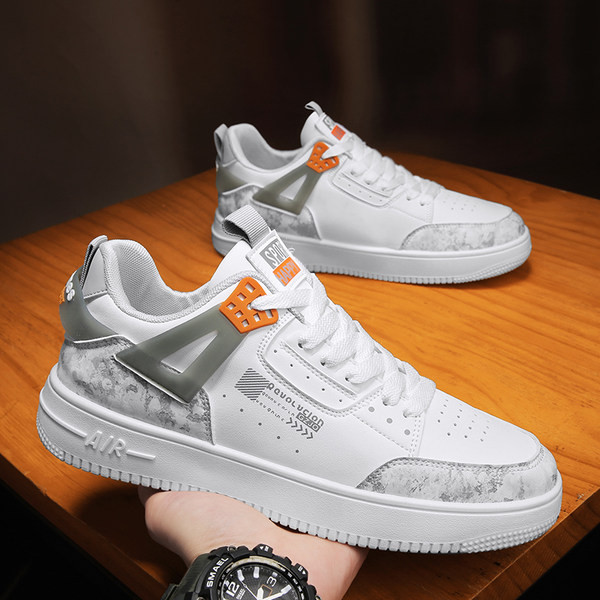 Laisvalaikiai vyriški sportbačiai su dekoratyvinėmis spalvomis