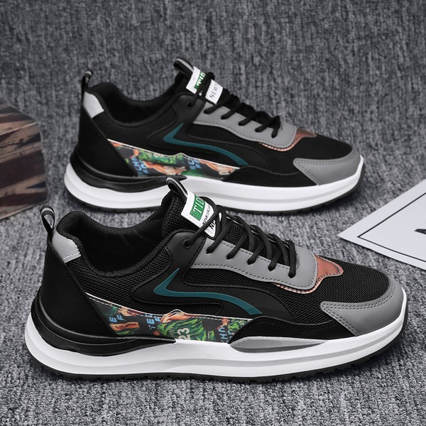 Dviejų spalvų vyriški laisvalaikio sportbačiai