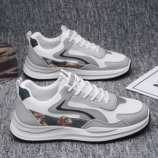 Dviejų spalvų vyriški laisvalaikio sportbačiai