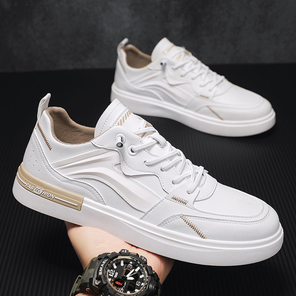 Dviejų spalvų vyriški sportbačiai tiesiu padu