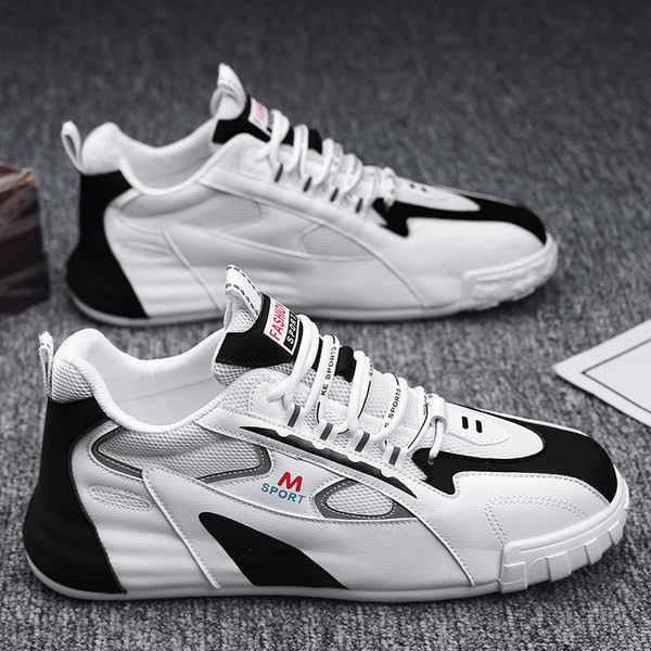 Įvairių spalvų ir dekoratyvinių elementų vyriški sportiniai sportbačiai