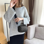 Női fekete alkalmi táska tiszta modell