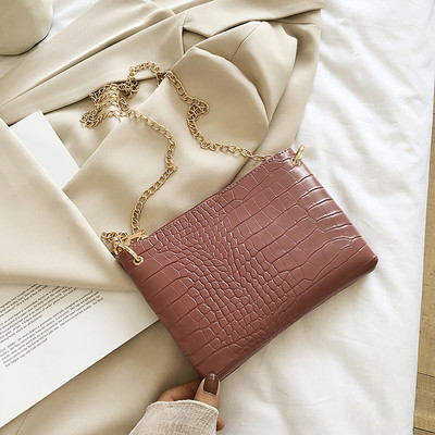 Eko odos sankabos krepšys su metaline grandine