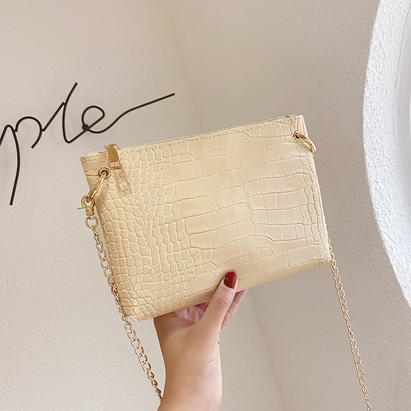 Eko odos sankabos krepšys su metaline grandine