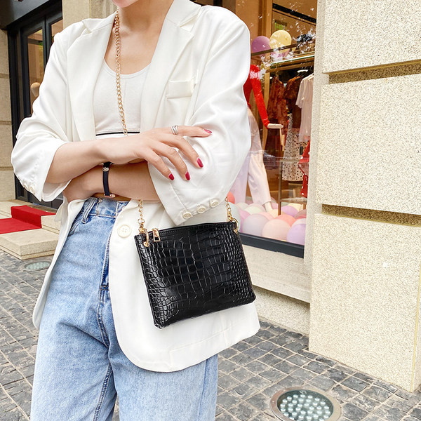 Eko odos sankabos krepšys su metaline grandine