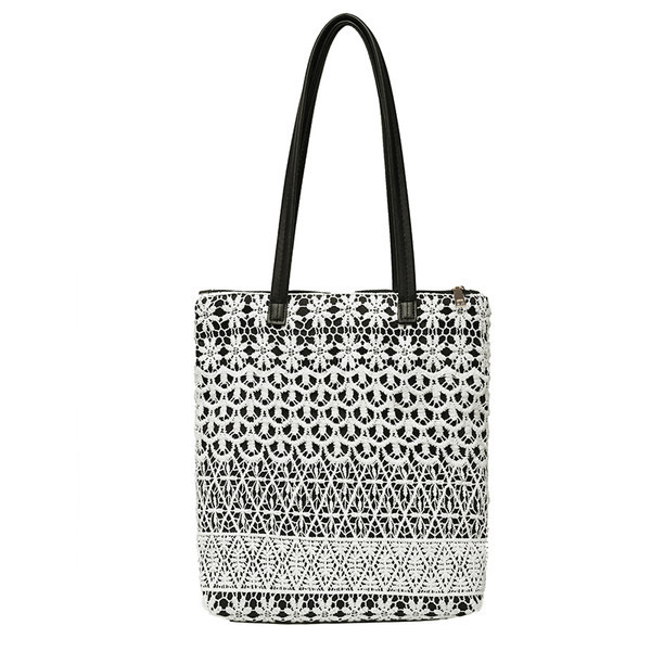 Női csipke táska cipzárral