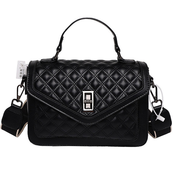 Stílusos négyzet alakú ekobőr táska, fém csattal nőknek