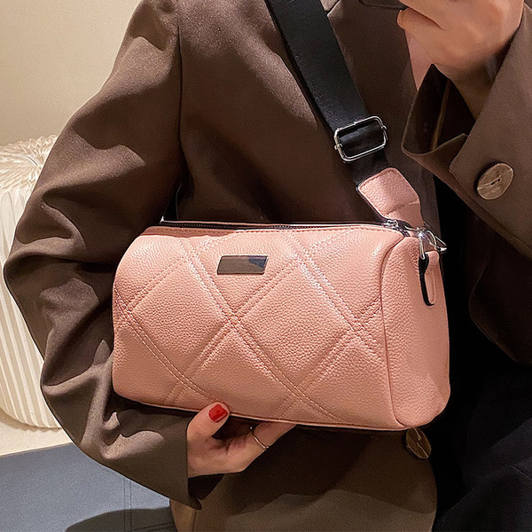 Mažas pečių krepšys su užtrauktuku