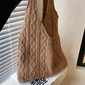 Koti tüüpi õhuke kootud käekott