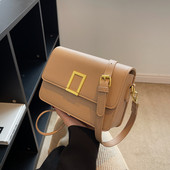 Įvairių spalvų paprastas mažas krepšys per petį