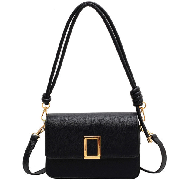 Įvairių spalvų paprastas mažas krepšys per petį